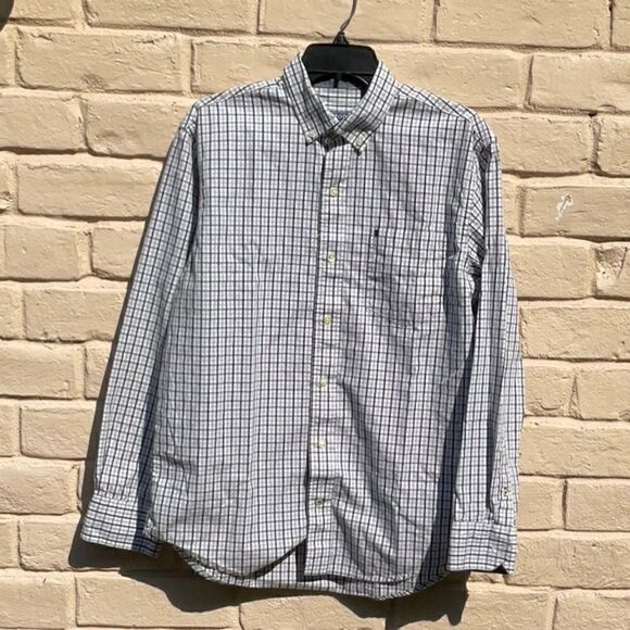 Take 50% OFF- Izod Men’s Button Down Long Sleeve Shirt, Size-M - Picture 1 of 5